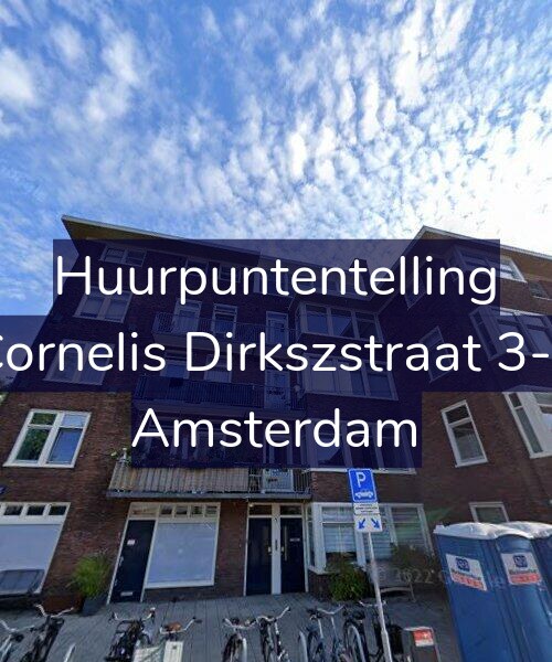 Foto gevel Huurpuntentelling voor Cornelis Dirkszstraat 3-3, Amsterdam