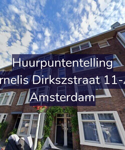 Foto gevel Huurpuntentelling voor Cornelis Dirkszstraat 11-AH, Amsterdam