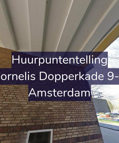Foto gevel Huurpuntentelling voor Cornelis Dopperkade 9-4, Amsterdam