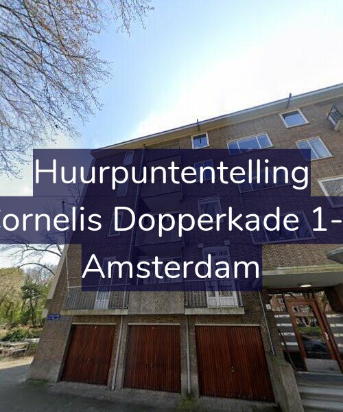 Foto gevel Huurpuntentelling voor Cornelis Dopperkade 1-1, Amsterdam