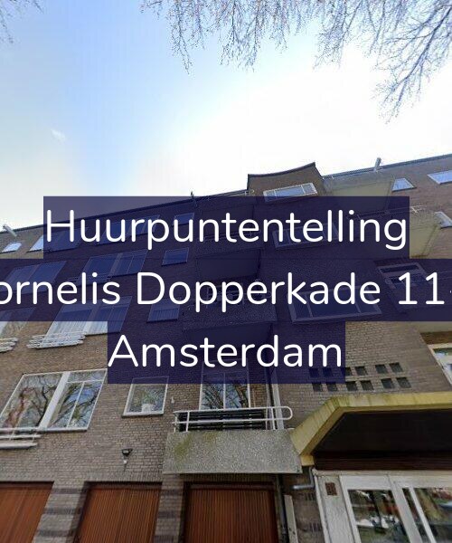 Foto gevel Huurpuntentelling voor Cornelis Dopperkade 11-2, Amsterdam