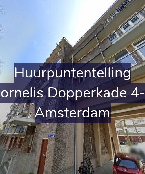 Foto gevel Huurpuntentelling voor Cornelis Dopperkade 4-4, Amsterdam