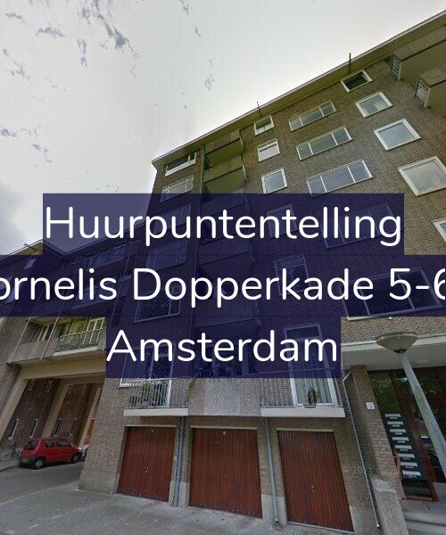 Foto gevel Huurpuntentelling voor Cornelis Dopperkade 5-6V, Amsterdam