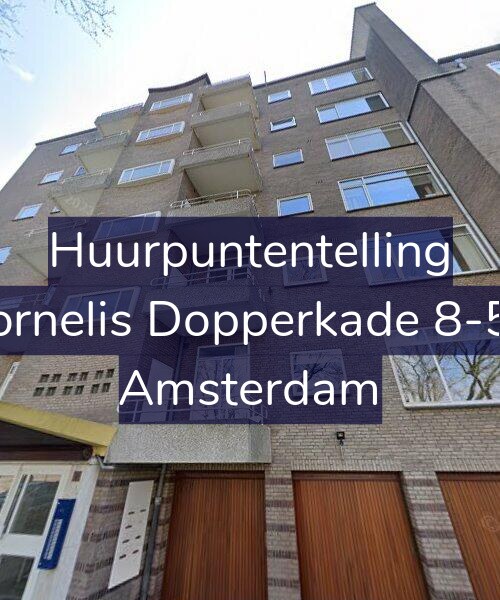 Foto gevel Huurpuntentelling voor Cornelis Dopperkade 8-5V, Amsterdam