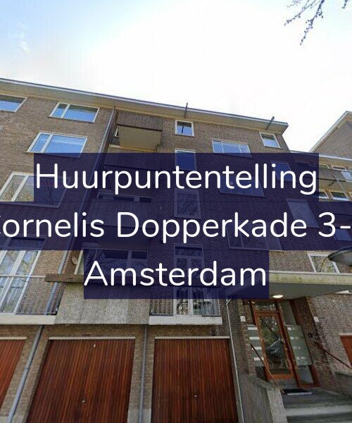 Foto gevel Huurpuntentelling voor Cornelis Dopperkade 3-4, Amsterdam