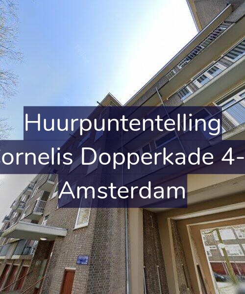 Foto gevel Huurpuntentelling voor Cornelis Dopperkade 4-2, Amsterdam