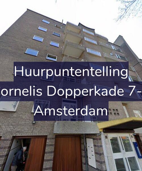 Foto gevel Huurpuntentelling voor Cornelis Dopperkade 7-3, Amsterdam