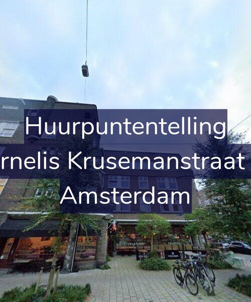 Foto gevel Huurpuntentelling voor Cornelis Krusemanstraat 13, Amsterdam