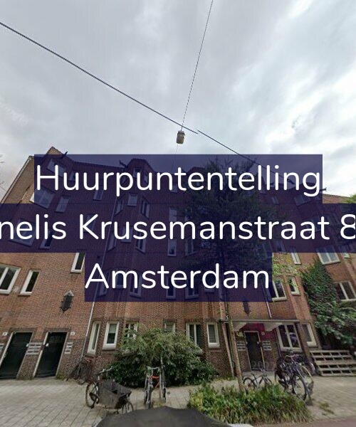 Foto gevel Huurpuntentelling voor Cornelis Krusemanstraat 85-2, Amsterdam