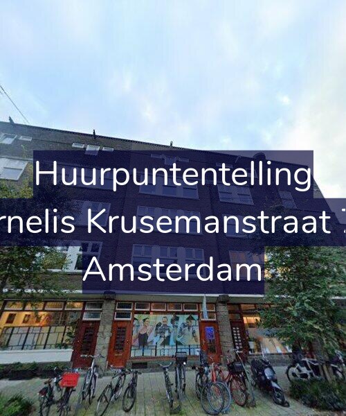 Foto gevel Huurpuntentelling voor Cornelis Krusemanstraat 7-3, Amsterdam