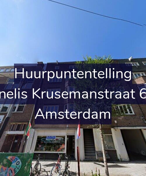 Foto gevel Huurpuntentelling voor Cornelis Krusemanstraat 66-3, Amsterdam