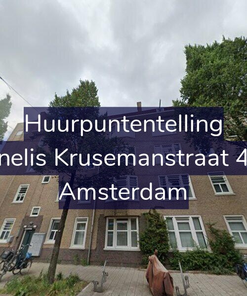 Foto gevel Huurpuntentelling voor Cornelis Krusemanstraat 44-3, Amsterdam