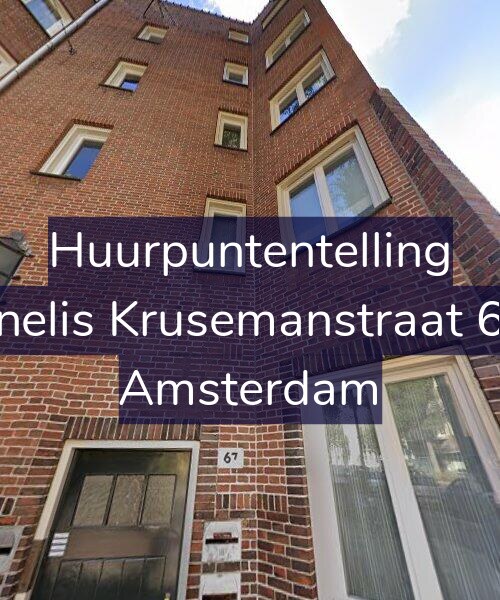 Foto gevel Huurpuntentelling voor Cornelis Krusemanstraat 67-2, Amsterdam