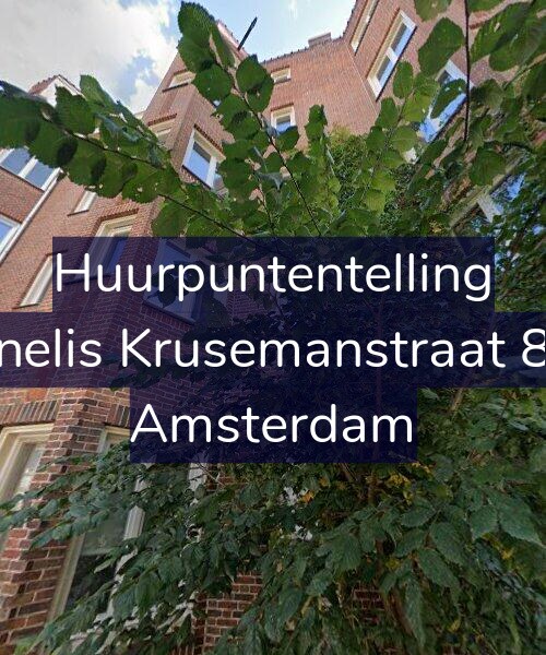 Foto gevel Huurpuntentelling voor Cornelis Krusemanstraat 87-3, Amsterdam
