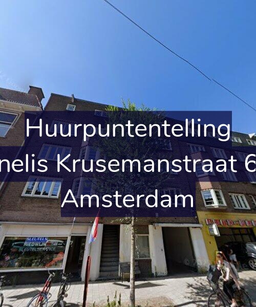 Foto gevel Huurpuntentelling voor Cornelis Krusemanstraat 64-2, Amsterdam