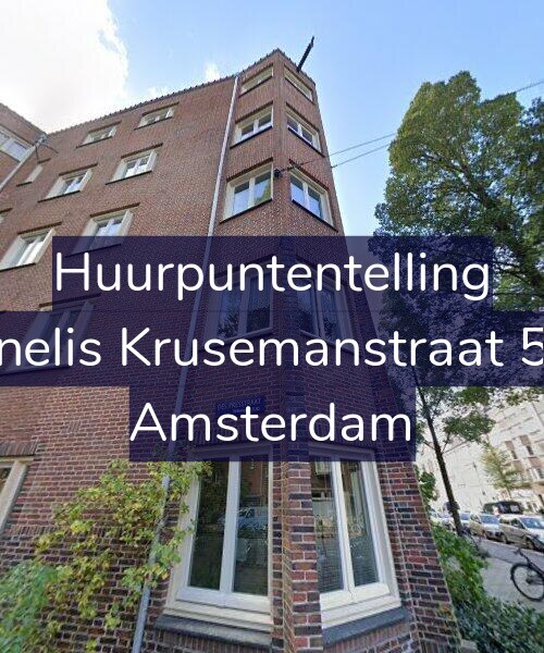 Foto gevel Huurpuntentelling voor Cornelis Krusemanstraat 57-1, Amsterdam