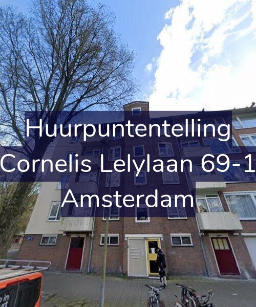 Foto gevel Huurpuntentelling voor Cornelis Lelylaan 69-1, Amsterdam