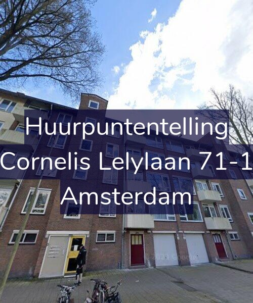 Foto gevel Huurpuntentelling voor Cornelis Lelylaan 71-1, Amsterdam