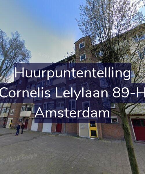 Foto gevel Huurpuntentelling voor Cornelis Lelylaan 89-H, Amsterdam