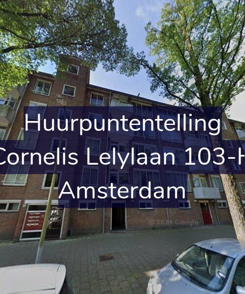 Foto gevel Huurpuntentelling voor Cornelis Lelylaan 103-H, Amsterdam