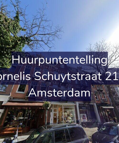 Foto gevel Huurpuntentelling voor Cornelis Schuytstraat 21-1, Amsterdam