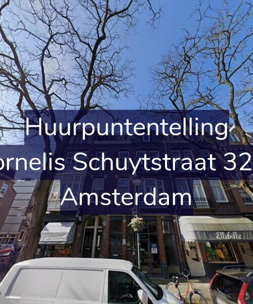Foto gevel Huurpuntentelling voor Cornelis Schuytstraat 32-2, Amsterdam