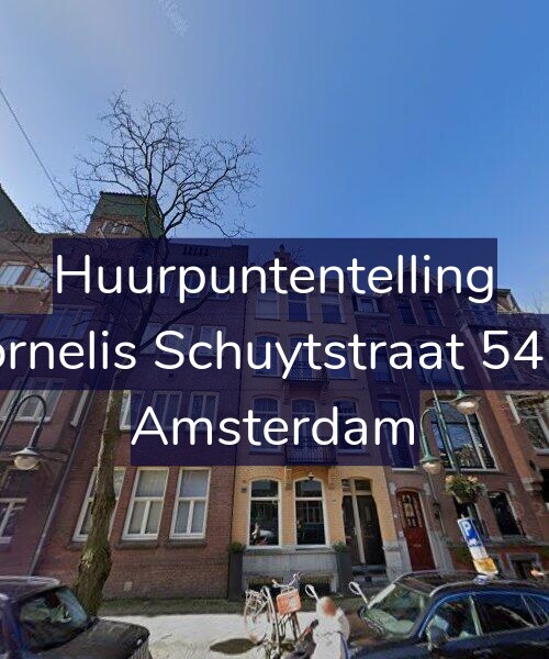 Foto gevel Huurpuntentelling voor Cornelis Schuytstraat 54-H, Amsterdam