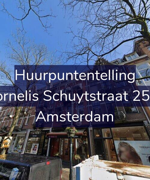 Foto gevel Huurpuntentelling voor Cornelis Schuytstraat 25-2, Amsterdam
