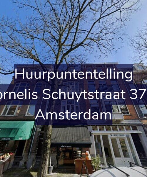 Foto gevel Huurpuntentelling voor Cornelis Schuytstraat 37-2, Amsterdam