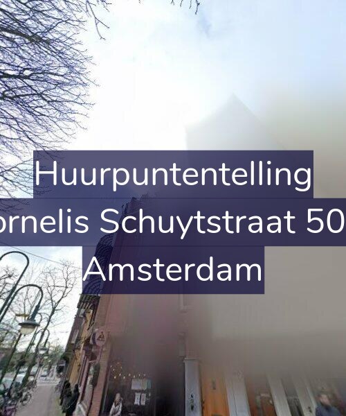 Foto gevel Huurpuntentelling voor Cornelis Schuytstraat 50-3, Amsterdam