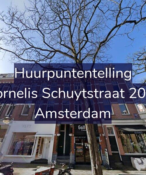 Foto gevel Huurpuntentelling voor Cornelis Schuytstraat 20-2, Amsterdam