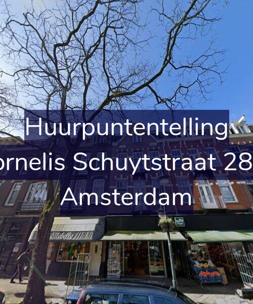 Foto gevel Huurpuntentelling voor Cornelis Schuytstraat 28-2, Amsterdam
