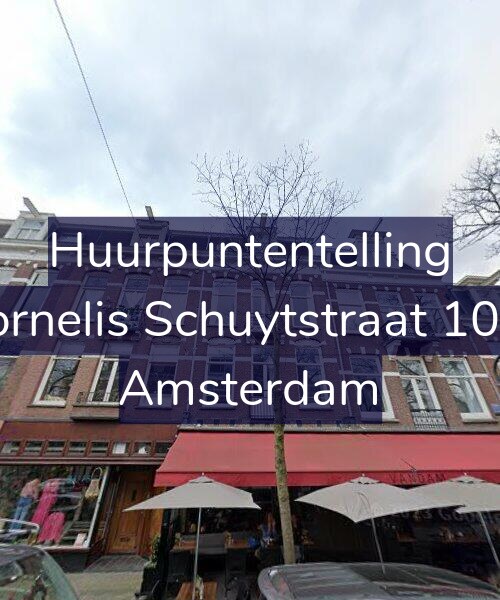 Foto gevel Huurpuntentelling voor Cornelis Schuytstraat 10-2, Amsterdam