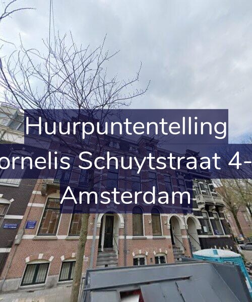 Foto gevel Huurpuntentelling voor Cornelis Schuytstraat 4-H, Amsterdam