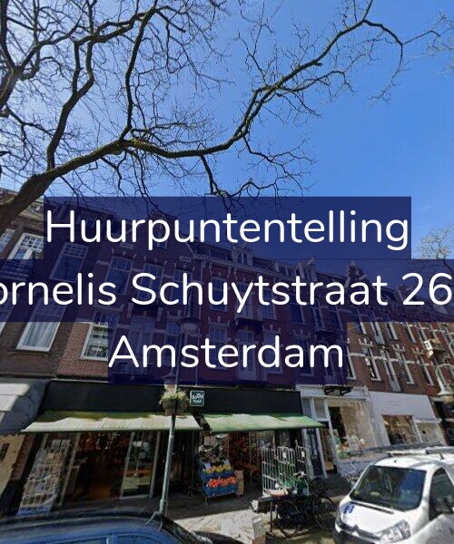 Foto gevel Huurpuntentelling voor Cornelis Schuytstraat 26-1, Amsterdam