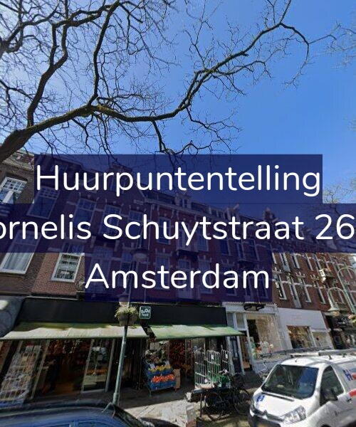 Foto gevel Huurpuntentelling voor Cornelis Schuytstraat 26-3, Amsterdam