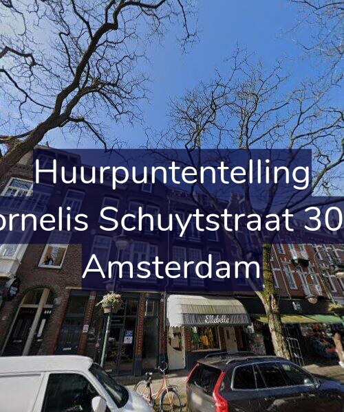 Foto gevel Huurpuntentelling voor Cornelis Schuytstraat 30-1, Amsterdam