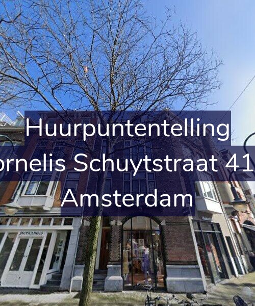Foto gevel Huurpuntentelling voor Cornelis Schuytstraat 41-1, Amsterdam