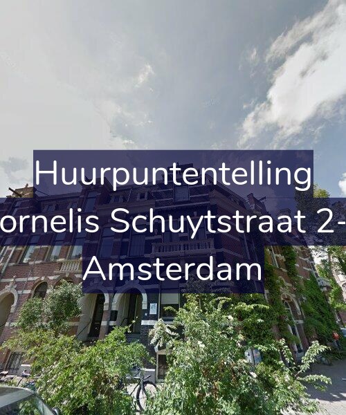 Foto gevel Huurpuntentelling voor Cornelis Schuytstraat 2-1, Amsterdam