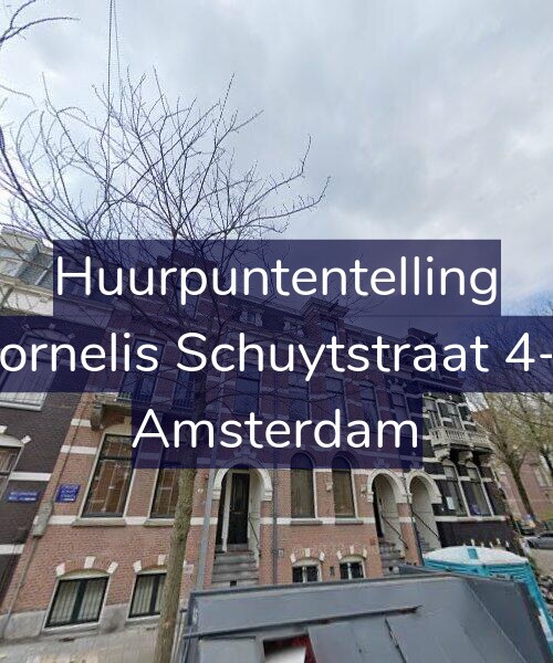 Foto gevel Huurpuntentelling voor Cornelis Schuytstraat 4-1, Amsterdam