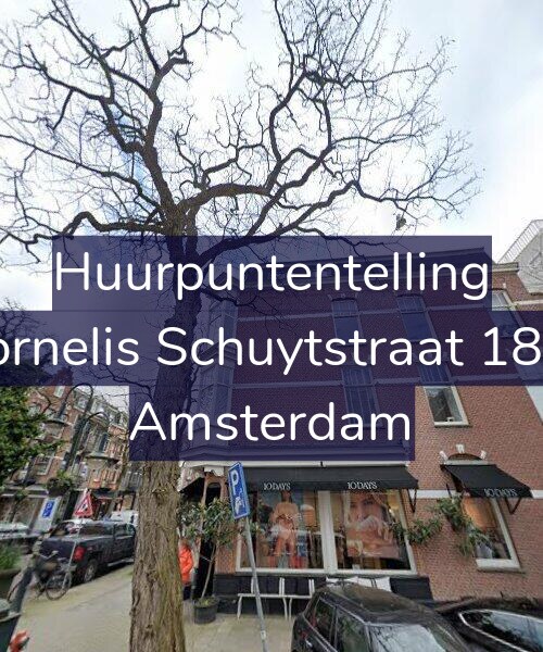 Foto gevel Huurpuntentelling voor Cornelis Schuytstraat 18-1, Amsterdam