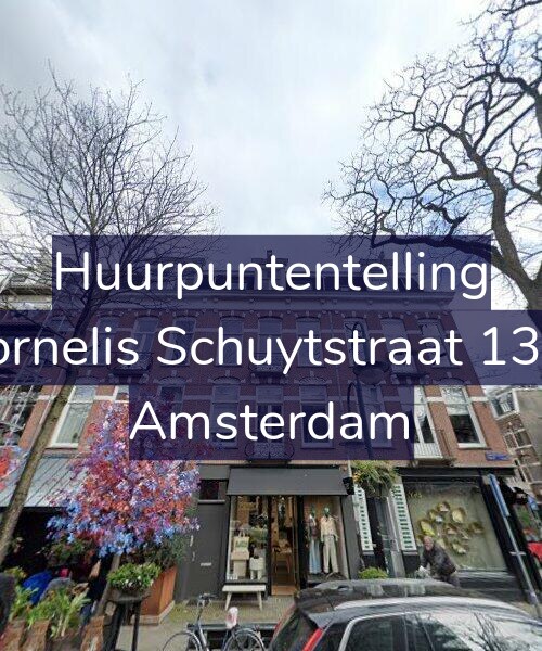 Foto gevel Huurpuntentelling voor Cornelis Schuytstraat 13-1, Amsterdam