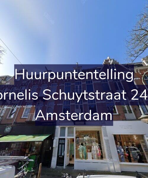 Foto gevel Huurpuntentelling voor Cornelis Schuytstraat 24-1, Amsterdam