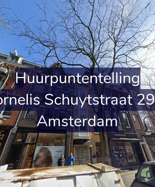 Foto gevel Huurpuntentelling voor Cornelis Schuytstraat 29-1, Amsterdam