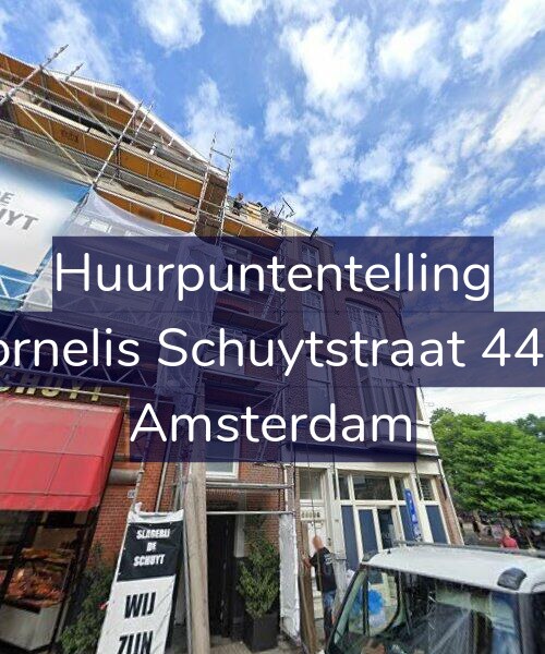 Foto gevel Huurpuntentelling voor Cornelis Schuytstraat 44-1, Amsterdam