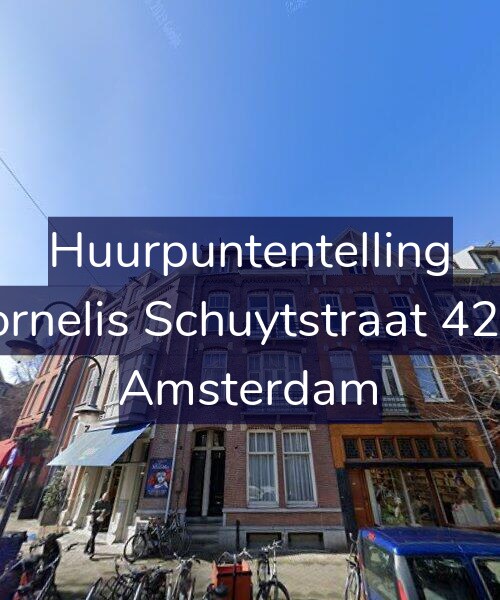 Foto gevel Huurpuntentelling voor Cornelis Schuytstraat 42-2, Amsterdam