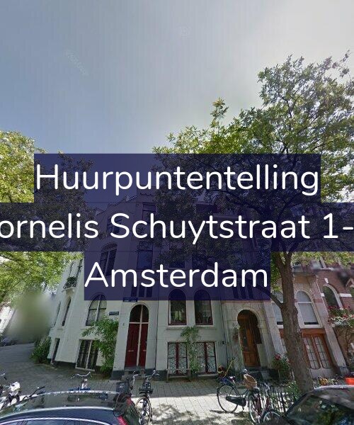 Foto gevel Huurpuntentelling voor Cornelis Schuytstraat 1-H, Amsterdam