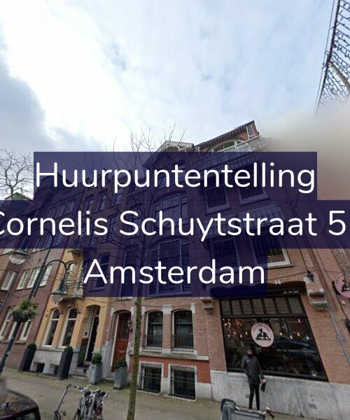 Foto gevel Huurpuntentelling voor Cornelis Schuytstraat 52, Amsterdam