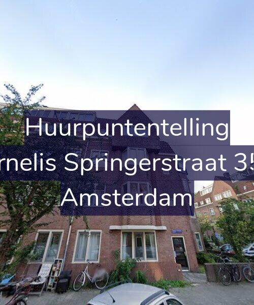 Foto gevel Huurpuntentelling voor Cornelis Springerstraat 35-1, Amsterdam