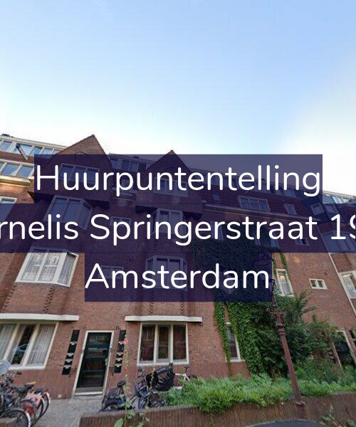 Foto gevel Huurpuntentelling voor Cornelis Springerstraat 19-2, Amsterdam